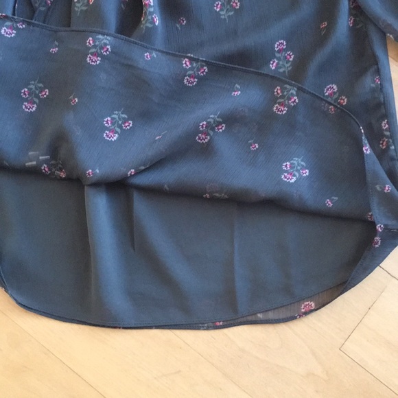 White House Black Market Sheer Boho Festival Top - Picture 7 of 8